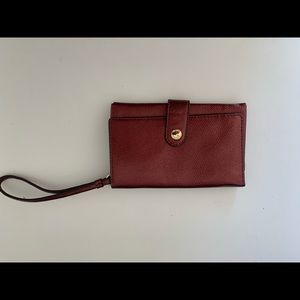 Red Coach Wristlet